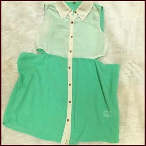 Ya Los Angeles sheer cut out tank